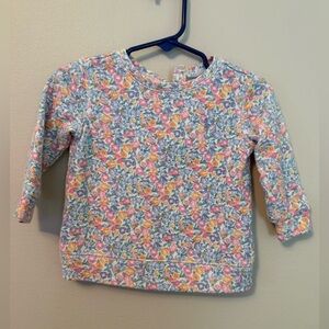 Ralph Lauren Colorful Floral Sweater Shirt